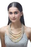 Buy_Just Shradha's_Brown Jute Choker Necklace _Online_at_Aza_Fashions
