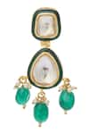 Buy_Just Shradha's_Multi Color Natural Stone Embellished Earrings _Online_at_Aza_Fashions