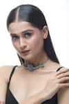 Buy_Just Shradha's_Silver Plated Ghungroo Embellished Necklace _at_Aza_Fashions