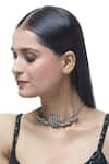 Buy_Just Shradha's_Silver Plated Ghungroo Embellished Necklace _Online_at_Aza_Fashions