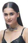 Shop_Just Shradha's_Silver Plated Ghungroo Embellished Necklace _Online_at_Aza_Fashions