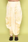 Arihant Rai Sinha_Off White Kurta Cotton Embroidered Thread And Dhoti Pant Set _Online_at_Aza_Fashions