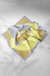 Buy_Thee Modern Roots_Yellow Cosmic Wonders Silk Scarf _Online_at_Aza_Fashions