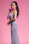 Shop_Thee Modern Roots_Fuchsia Orbiting Silk Scarf _Online_at_Aza_Fashions