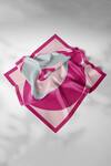 Buy_Thee Modern Roots_Fuchsia Orbiting Silk Scarf 