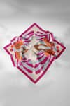 Shop Thee Modern Roots Cream Fluttering Flips Silk Scarf Online at Aza Fashions Shop_Thee Modern Roots_Cream Fluttering Flips Silk Scarf _Online_at_Aza_Fashions