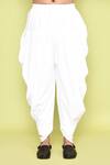 Arihant Rai Sinha_Green Silk, Cotton Mirrors Linear Embroidered Kurta With Patiyala _Online_at_Aza_Fashions