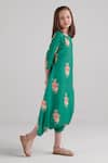 Buy_Pasha India_Green Rayon Floral Jade Pattern Dhoti Jumpsuit _Online_at_Aza_Fashions