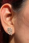 Buy_Fiona Diamonds_Yellow Stone Lab Diamond (rbc And Bgt) 14kt Gold Embellished Earrings _at_Aza_Fashions