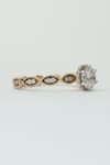 Fiona Diamonds_Rose Gold Lab Diamond (rbc) 14kt Ring _Online_at_Aza_Fashions