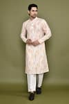 Buy_Arihant Rai Sinha_Multi Color Cotton Print Shibori Tie Dye Kurta With Pant 