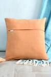 Shop Mid July Home Peach Cotton Quilted Pattern Square Shaped Cushion Cover at Aza Fashions Shop_Mid July Home_Peach Cotton Quilted Pattern Square Shaped Cushion Cover_at_Aza_Fashions