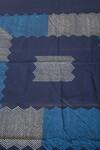 Shop_Inheritance India_Blue 100% Cotton Wave Shaded Print Table Cover _Online_at_Aza_Fashions