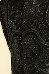 Aryavir Malhotra_Black Japanese Crape Embroidery Sequin Bloom Bandhgala With Pant _at_Aza_Fashions