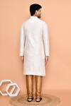 Shop_Arihant Rai Sinha_Cream Silk Embroidery Gullista Kurta With Churidar _at_Aza_Fashions