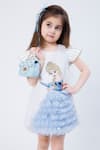 Buy_Hoity Moppet_White Crepe Embroidery Elsa Patchwork Dress 