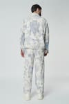 Shop_Dark Hour_Off White Cotton Print Toile De Jouy Shacket With Pant _at_Aza_Fashions