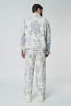 Shop_Dark Hour_Off White Cotton Print Toile De Jouy Shacket _at_Aza_Fashions