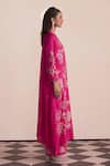 Buy One Not Two Pink Silk, Satin, Cotton Embroidery, Sequins, Beads Floral Kurta And Pant Set Online at Aza Fashions Buy_One Not Two_Pink Silk, Satin, Cotton Embroidery, Sequins, Beads Floral Kurta And Pant Set _Online_at_Aza_Fashions