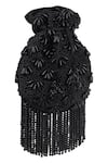 Buy_House of Webhin_Black Embellished Velvet Bead Potli _Online_at_Aza_Fashions