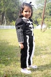 Buy_Toplove_Black Neoprene Embroidery Cutdana Boss Girl Jacket And Pant Set _Online_at_Aza_Fashions