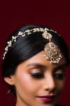 Queens Jewels_Multi Color Stone Jadau Embellished Sheeshpatti _Online_at_Aza_Fashions