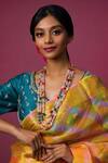 Buy_Queens Jewels_Multi Color Semi Precious Stone Embellished Necklace _at_Aza_Fashions