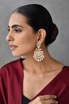 Buy_Swabhimann_Multi Color Imitation Diamonds Kundan Embellished Dangler Earrings_at_Aza_Fashions