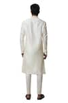 Buy_House of KOA_White Kurta Chanderi Embroidered Aari Front Pati With Pant 