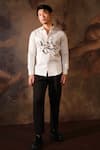 Buy_House of KOA_White Cotton Satin Printed Cupid Touch Shirt _at_Aza_Fashions