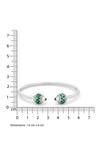 Mirelle_Green Stones Lilah Embellished Cuff Bracelet_Online_at_Aza_Fashions