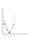 Buy_Mirelle_Multi Color Aaa++ Cubic Zirconia Skyler Stone Embellished Necklace _Online_at_Aza_Fashions