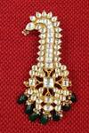 Shop_Queens Jewels_Gold Kundan Bead Drop Kalangi _at_Aza_Fashions