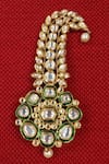 Shop_Queens Jewels_Gold Kundan Stone Studded Kalangi _at_Aza_Fashions