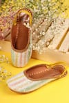 Buy_HELLO JR_Silver Crystal Embellished Mules _Online_at_Aza_Fashions