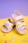 HELLO JR_Multi Color Candy Colorblock Sandal _Online_at_Aza_Fashions