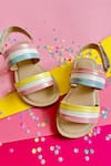 Buy_HELLO JR_Multi Color Jelly Colorblock Sandal _at_Aza_Fashions