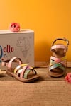 Buy_HELLO JR_Multi Color Splash Colorblock Sandal _at_Aza_Fashions