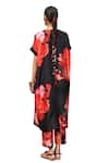 Shop_Archana Shah_Black Bemberg Silk Printed Florette Round Kurta And Pant Set _Online_at_Aza_Fashions