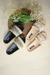 Buy_Miraki_Beige Thread Woven Flats 