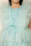 Shop_A Little Fable_Blue Polyester Embroidery Sequin Embellished Ruffle Tiered Gown _Online_at_Aza_Fashions