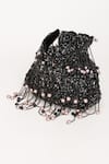 Buy_EENA_Black Pearl And Crystal Embellished Potli Bag _Online_at_Aza_Fashions