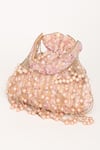 Buy_EENA_Rose Gold Pearl Crystal And Tasseled Potli Bag _Online_at_Aza_Fashions