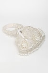 Buy_EENA_White Sequin Nitara Floral Embroidered Potli Bag 