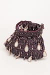 Buy_EENA_Purple Mirror Zuri And Crsytal Embroidered Potli Bag _Online_at_Aza_Fashions