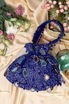 Buy_EENA_Blue Mirror Zuri Work Potli Bag _at_Aza_Fashions