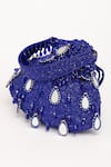 Buy_EENA_Blue Mirror Zuri Work Potli Bag _Online_at_Aza_Fashions