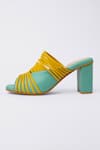 Buy_House of Prisca_Yellow Tide Multi Strap Heels _at_Aza_Fashions