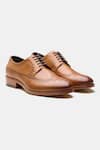 Buy_Kozasko_Brown Stitchline Thread Classic Goodyear Welted Longwing Blucher Shoes _at_Aza_Fashions