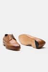 Shop_Kozasko_Brown Stitchline Thread Classic Goodyear Welted Longwing Blucher Shoes _at_Aza_Fashions